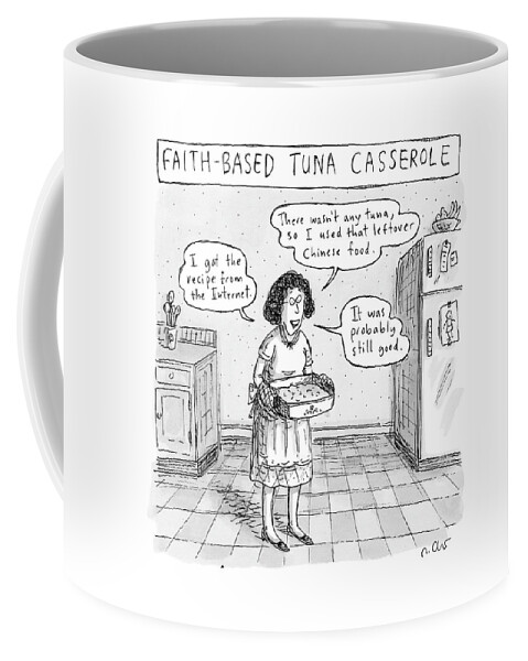 A Woman Describes Her Tuna Casserole Coffee Mug