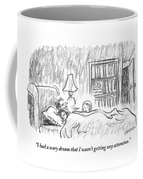 A Young Girl Wakes Up Her Sleeping Parents Coffee Mug