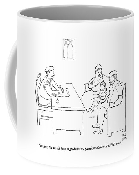 A Young William Shakespeare Is Questioned Coffee Mug