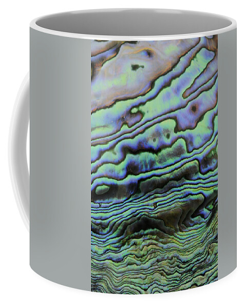 Flpa Coffee Mug featuring the photograph Abalone Mother Of Pearl by Malcolm Schuyl