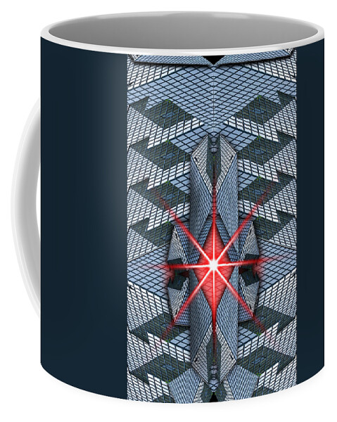 Office Coffee Mug featuring the digital art Abstract architecture 3 by Nathan Wright