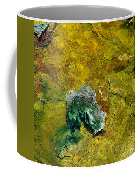 Abstract Coffee Mug featuring the photograph Abstract Art by Mother Nature by Olga Hamilton