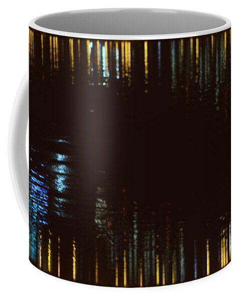 Abstract Coffee Mug featuring the photograph Abstract City Lights by Tamara Becker