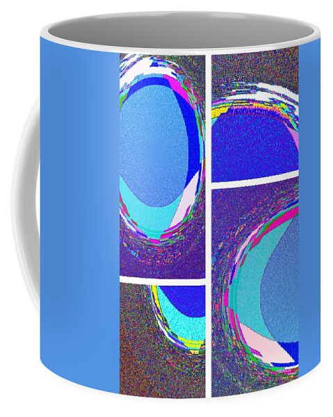 Abstract Fusion Coffee Mug featuring the digital art Abstract Fusion 178 by Will Borden