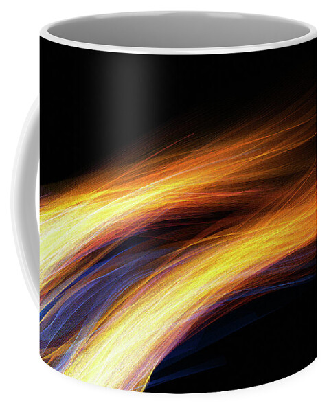 Abstract Coffee Mug featuring the photograph Abstract Sparks Pattern by Ikon Images
