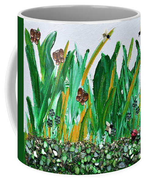 Modern Coffee Mug featuring the painting Abundance Of Spring by Donna Blackhall