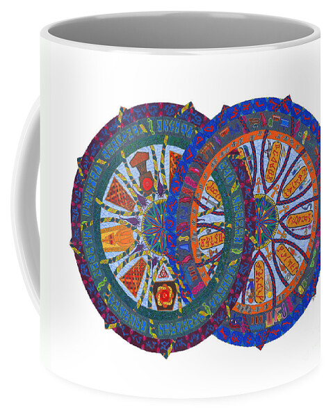 Stargate Coffee Mug featuring the painting Across the Universe by Mary J Winters-Meyer