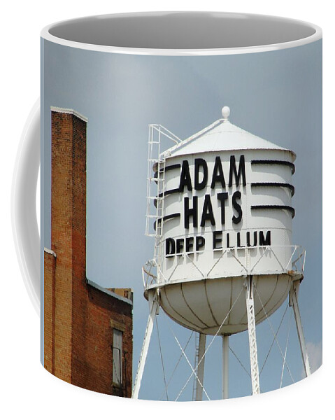 Dallas Coffee Mug featuring the photograph Adam Hats in Deep Ellum by Norma Brock