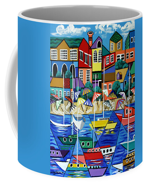 After Hours Framed Prints Coffee Mug featuring the painting After Hours by Anthony Falbo