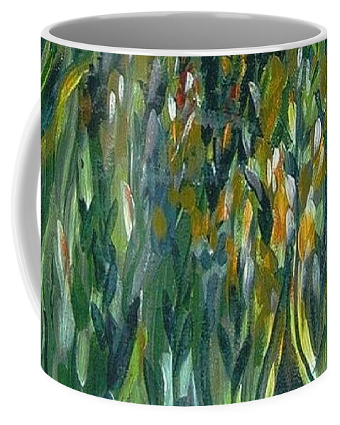 Fire Coffee Mug featuring the painting After the Fire by Holly Carmichael