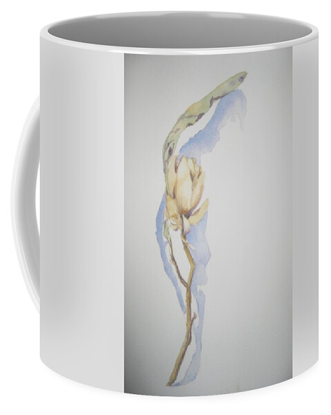Pen And Ink Coffee Mug featuring the painting After the Frost III by Maria Hunt