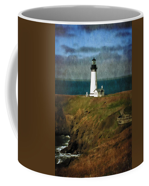 Lighthouses Coffee Mug featuring the photograph Afternoon At The Yaquina Head Lighthouse by Thom Zehrfeld