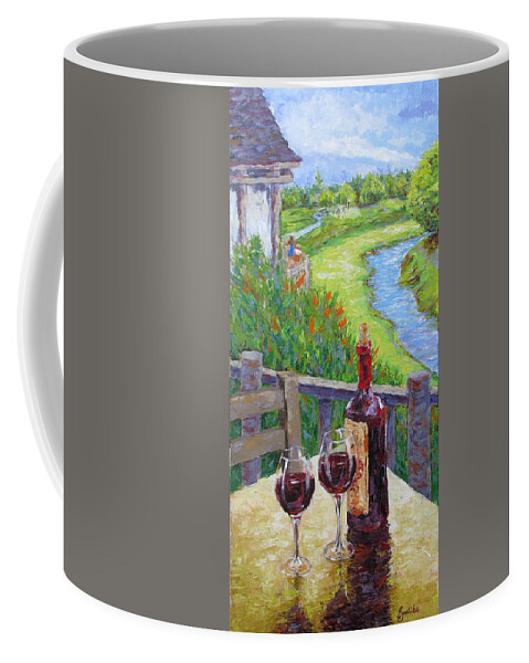 Wine Coffee Mug featuring the painting Finest Hour by Jyotika Shroff