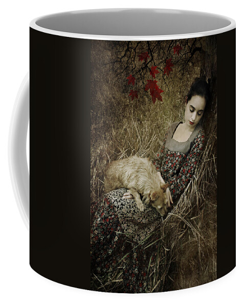 Nap Coffee Mug featuring the photograph Afternoon nap by Cambion Art