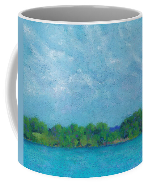 Rhinebeck Coffee Mug featuring the pastel Afternoon Rest by Anne Katzeff