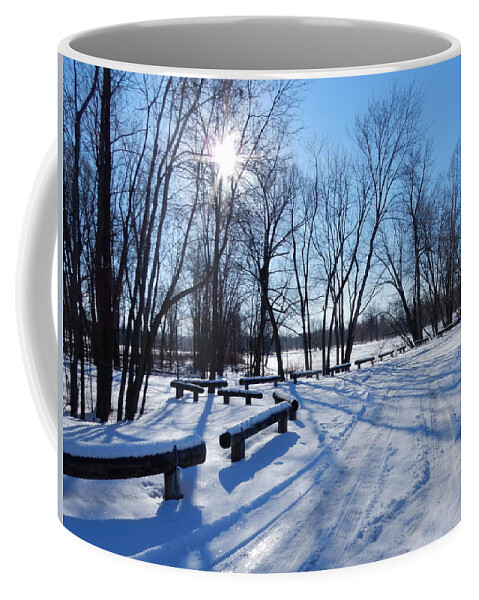 Landscape Coffee Mug featuring the photograph Afternoon Sun by Betty-Anne McDonald