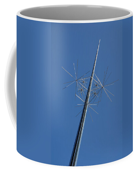 Air And Space Museum Coffee Mug featuring the photograph Air and Space Museum Art Spire by Kenny Glover