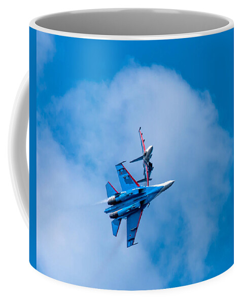 Show Coffee Mug featuring the photograph Airshow St Petersburg Russia part 2 by Alex Hiemstra