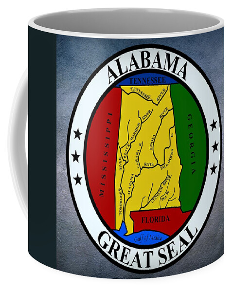 Alabama State Seal Coffee Mug by Movie Poster Prints - Pixels