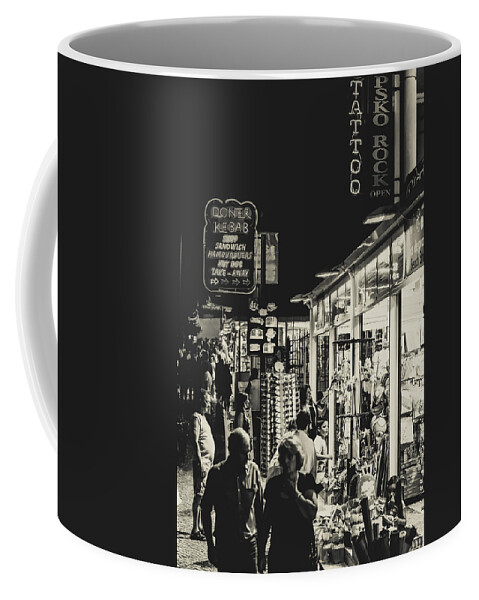 Marco Oliveira Coffee Mug featuring the photograph Albufeira Street Series - Tattoo by Marco Oliveira