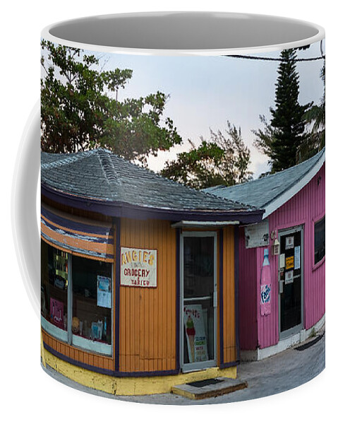 Advertising Coffee Mug featuring the photograph Alice Town Shops by Ed Gleichman