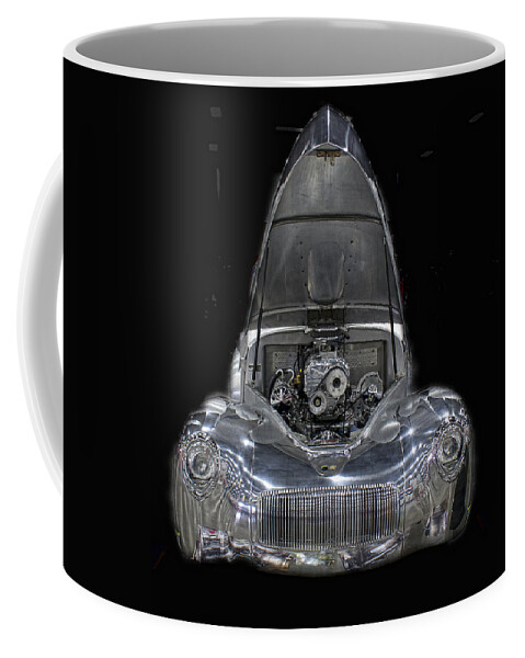 Aluminum Car Coffee Mug featuring the photograph All Aluminum Custom Car by Ron Roberts