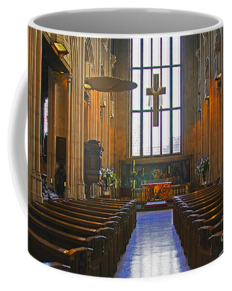 Travel Coffee Mug featuring the photograph All Hallows by the Tower by Elvis Vaughn