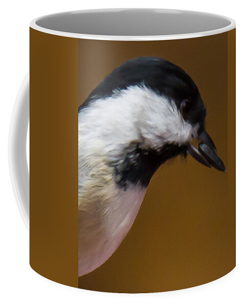 Chickadee Coffee Mug featuring the photograph All I need is one by Robert L Jackson