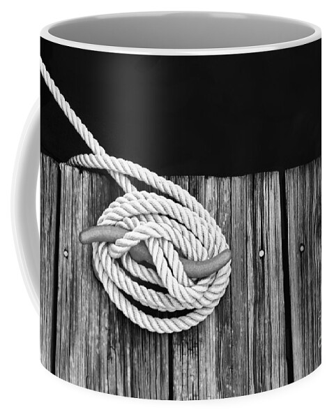 Dock Coffee Mug featuring the photograph All Secured by Jayne Carney