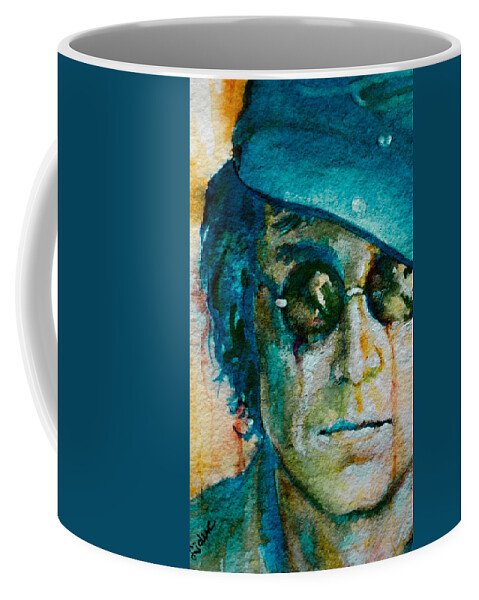 Beatles Coffee Mug featuring the painting All you need is LOVE by Laur Iduc