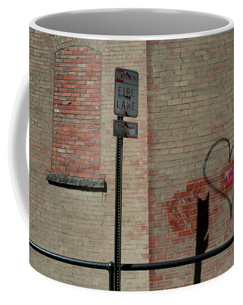 Love Coffee Mug featuring the photograph Allyway Theater by Ric Bascobert