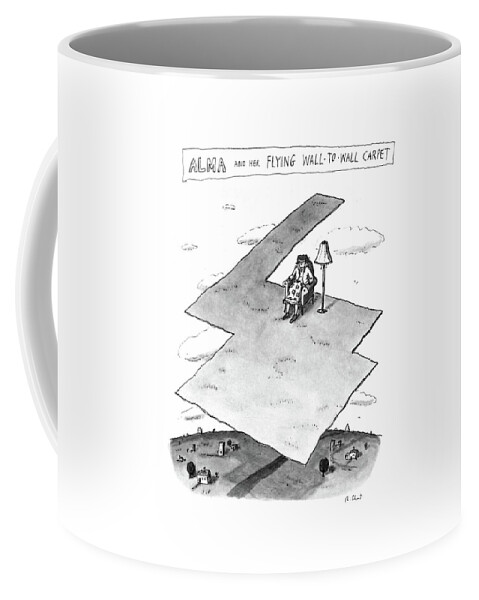 Alma And Her Flying Wall-to-wall Carpet Coffee Mug