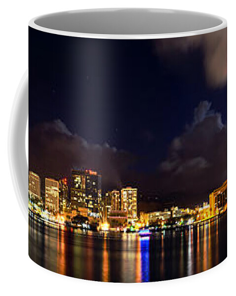 Fireworks Coffee Mug featuring the photograph Aloha Fireworks by Jason Chu