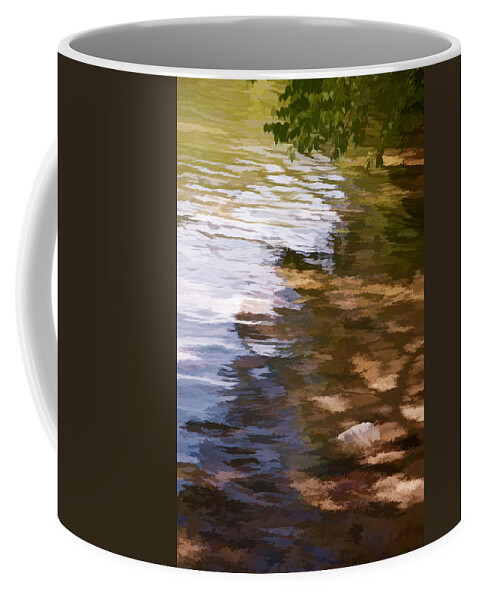 Beach Coffee Mug featuring the photograph Along the Shore by Phyllis Meinke