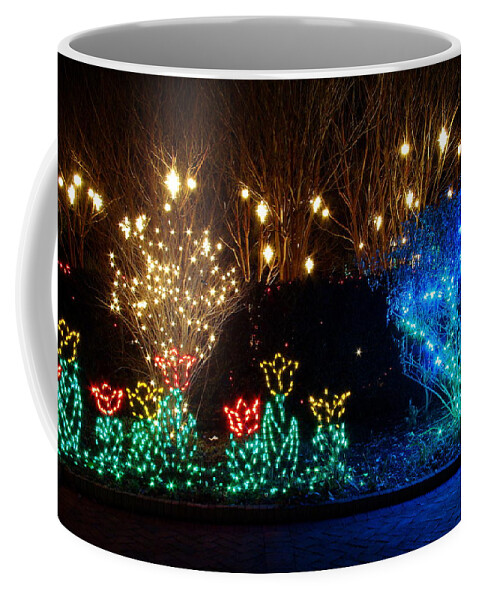 Holidays Coffee Mug featuring the photograph Along The Walk by Rodney Lee Williams