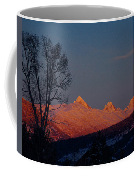 Alpenglow Coffee Mug featuring the photograph Alpenglow by Raymond Salani III