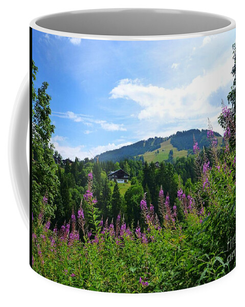 Alpine Coffee Mug featuring the photograph Alpine Landscape by Cristina Stefan