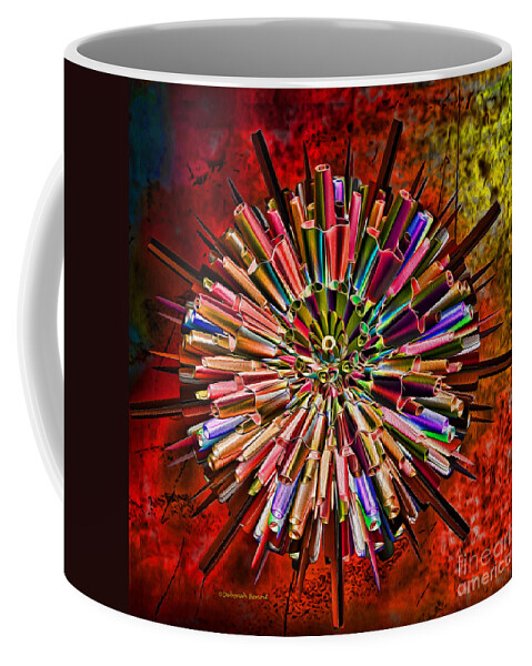 Ego Coffee Mug featuring the digital art Alter Ego by Deborah Benoit