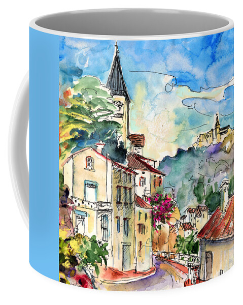 Travel Coffee Mug featuring the painting Ambialet 01 by Miki De Goodaboom