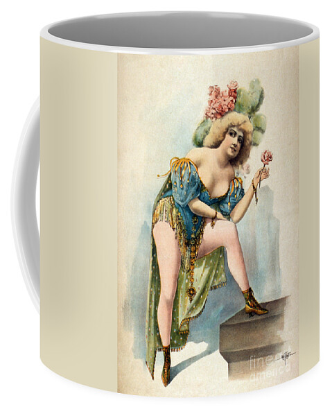 Entertainment Coffee Mug featuring the photograph American Burlesque Costume 1899 by Photo Researchers