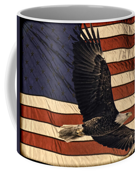 American Bald Eagle Coffee Mug featuring the photograph American Pride by Thomas Young