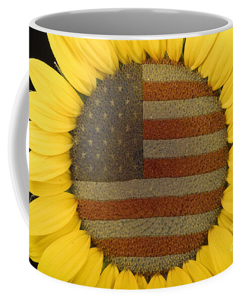 Sunflower Coffee Mug featuring the photograph American Sunflower by James BO Insogna