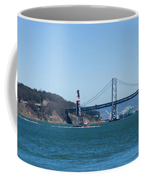 Americas Coffee Mug featuring the photograph Americas Cup 2013 by Weir Here And There
