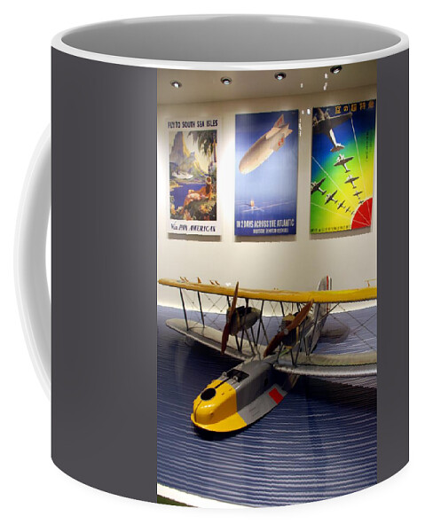 Aviation Coffee Mug featuring the photograph Amphibious Plane and Era Posters by Kenny Glover