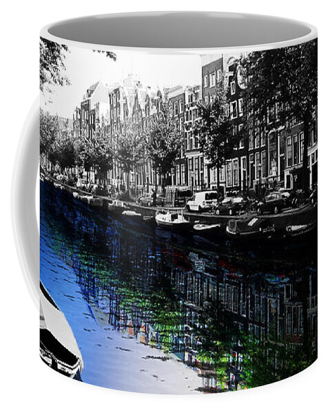 Amsterdam Coffee Mug featuring the photograph Amsterdam Colorsplash by Nicklas Gustafsson