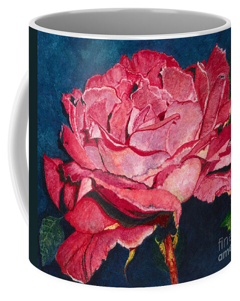 Flower Coffee Mug featuring the painting An American Beauty by Barbara Jewell