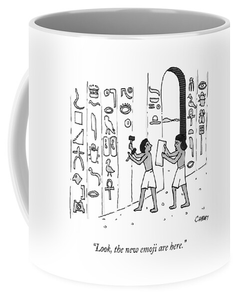 An Ancient Egyptian Speaks To Another Who Coffee Mug