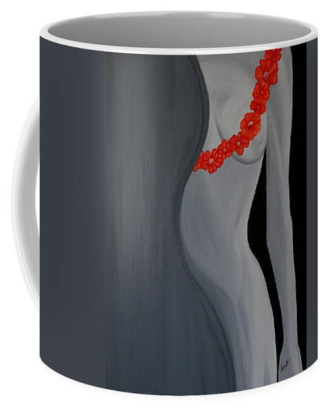 Figurative Coffee Mug featuring the painting An Aura of Mystique by Sonali Kukreja