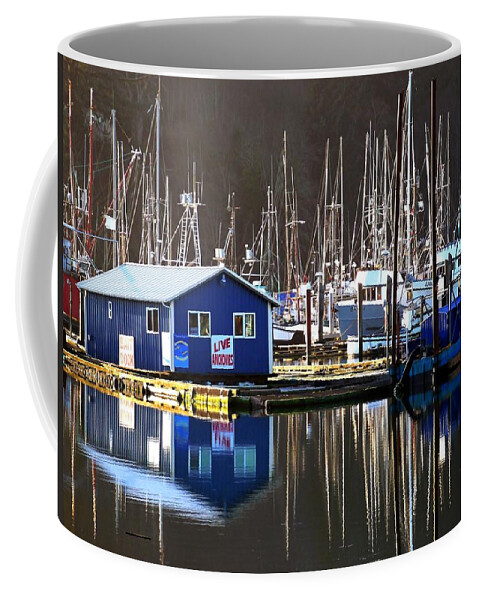 Fishing Coffee Mug featuring the photograph Anchovies for Sale by Pamela Patch
