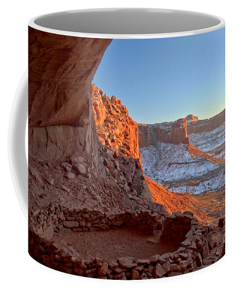  Coffee Mug featuring the photograph Ancient Overlook by Adam Jewell